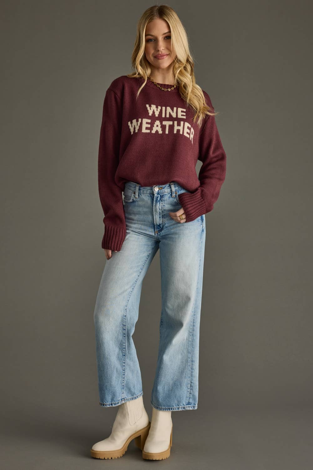 PREORDER: Wine Weather Sweater