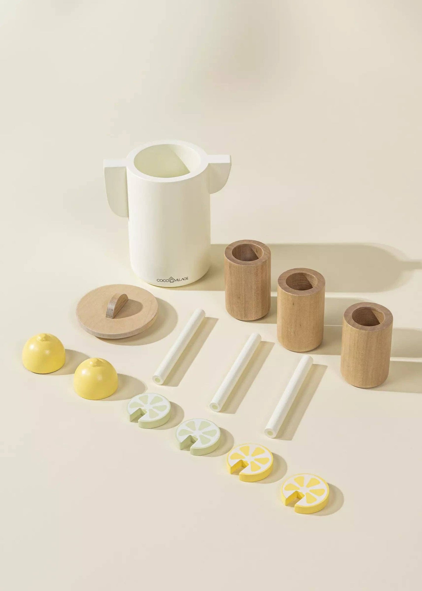 Wooden Lemonade Playset with Accessories – Imaginative Pretend Play for Kids