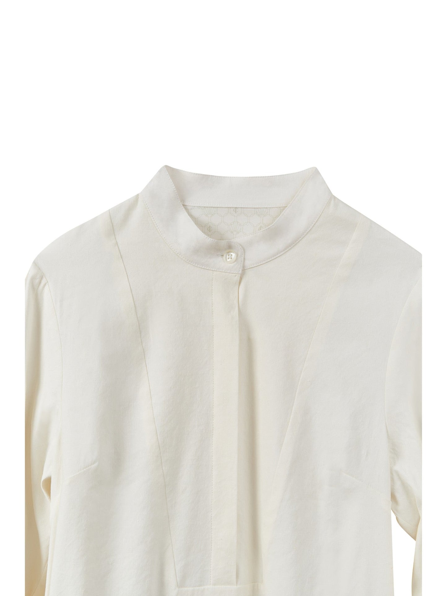 Bronte Dress – UPF 50+ Long Sleeve Linen Blend Dress in Ivory or Navy | Ivy Coast Collection