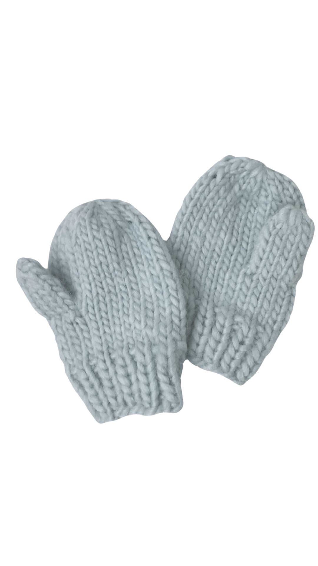 Stay warm and stylish with the Classic Mittens in Bowie Grey by The Blueberry Hill. Hand-knit from 100% acrylic, these sweet mittens provide cozy comfort for little hands.