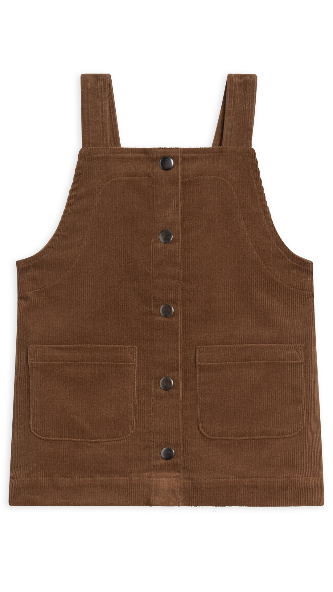 Thoughtfully designed for both comfort and style, this adorable jumper features a snap front closure for easy dressing and button-adjustable straps, ensuring a customizable fit as she grows.