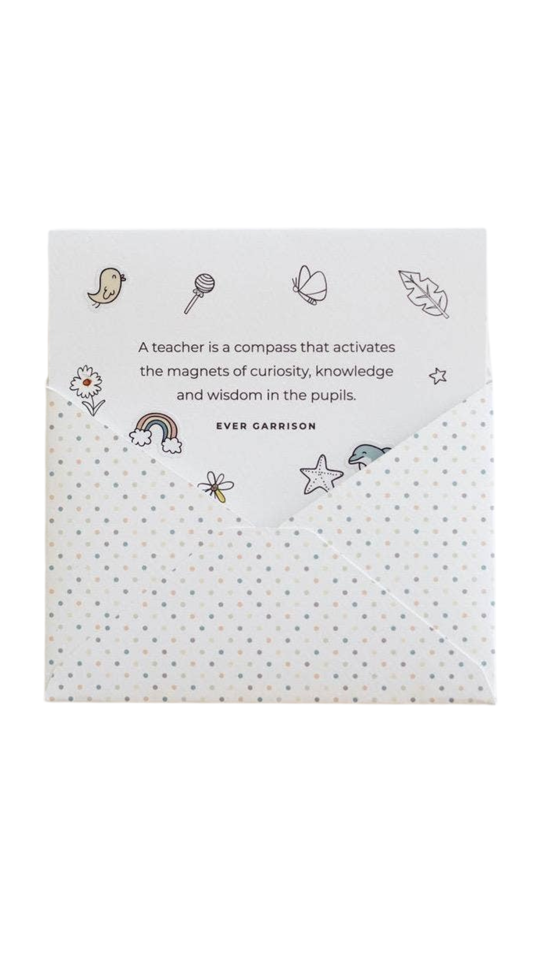 Close-up of beautifully illustrated gratitude cards for kids