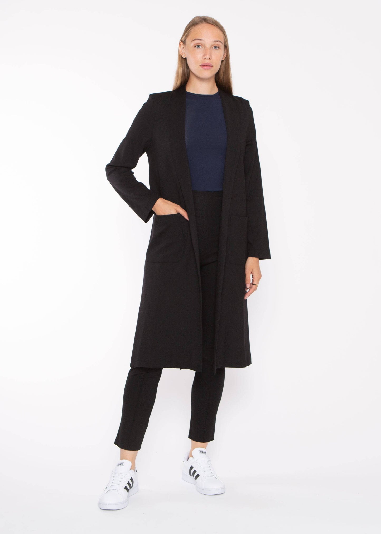 A modern twist on a classic, it’s the chic alternative to your traditional duster.