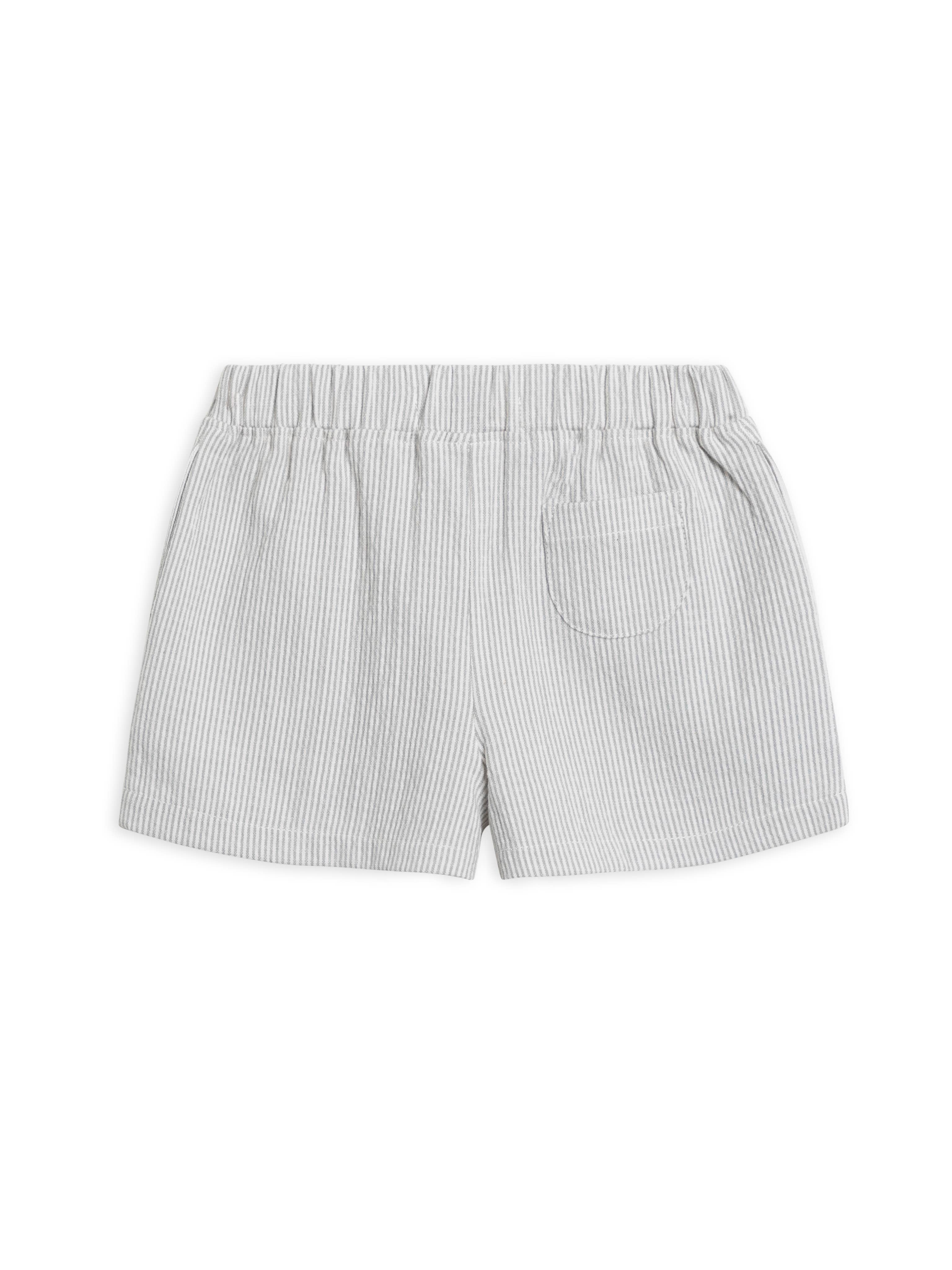 ★2022SS新作★KIRSH★KIRSH SPORTS SEERSUCKER SHORT PANTS Organic Kids Nixie Seersucker Shorts - Shore Stripe/Mist