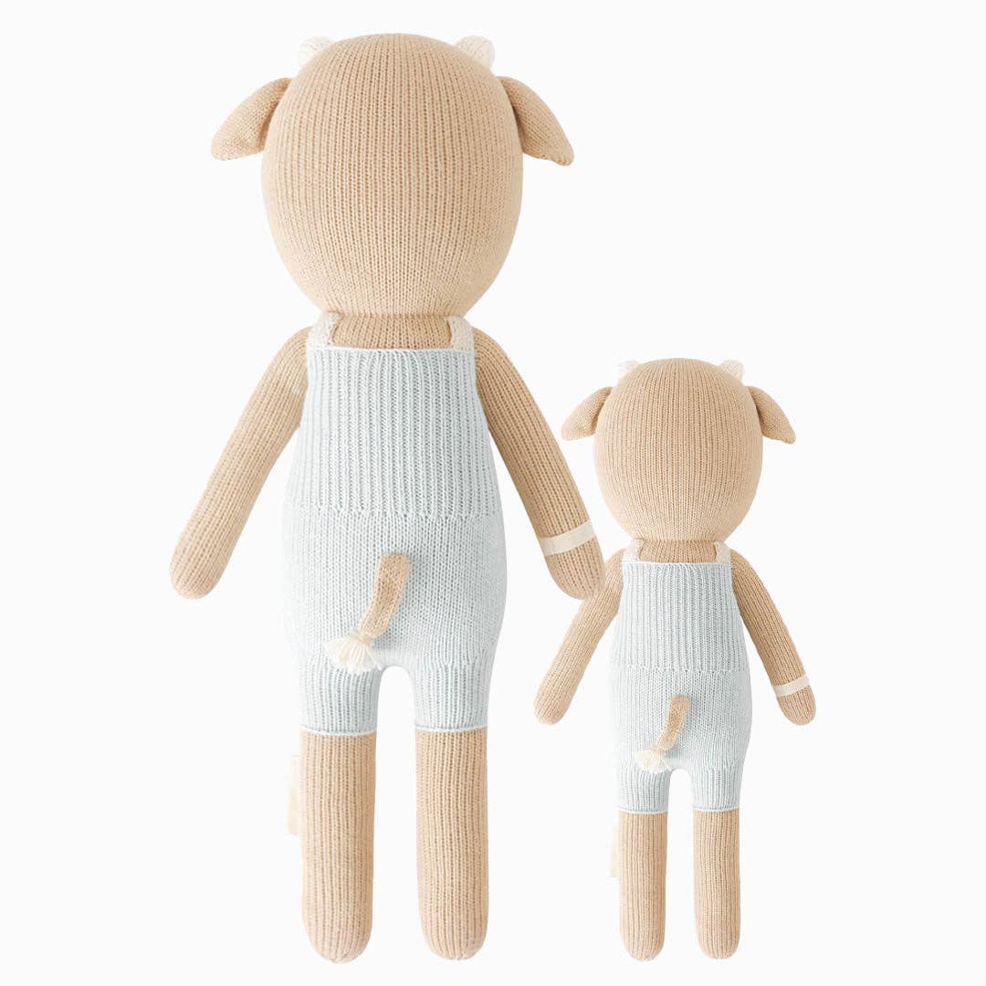 Asher the Cow by cuddle+kind – Hand-Knit Fair Trade Doll That Gives 10 Meals
