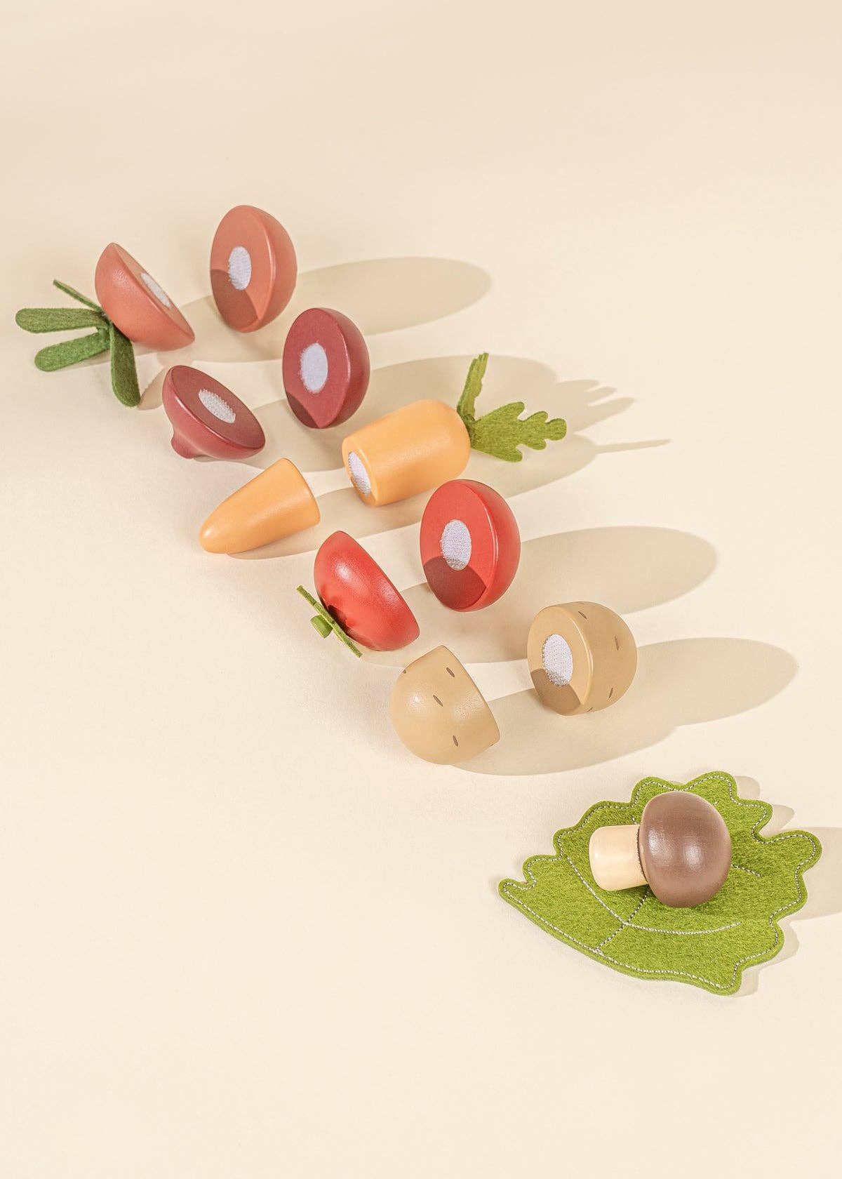 Wooden Vegetables Playset - Grace & Haven