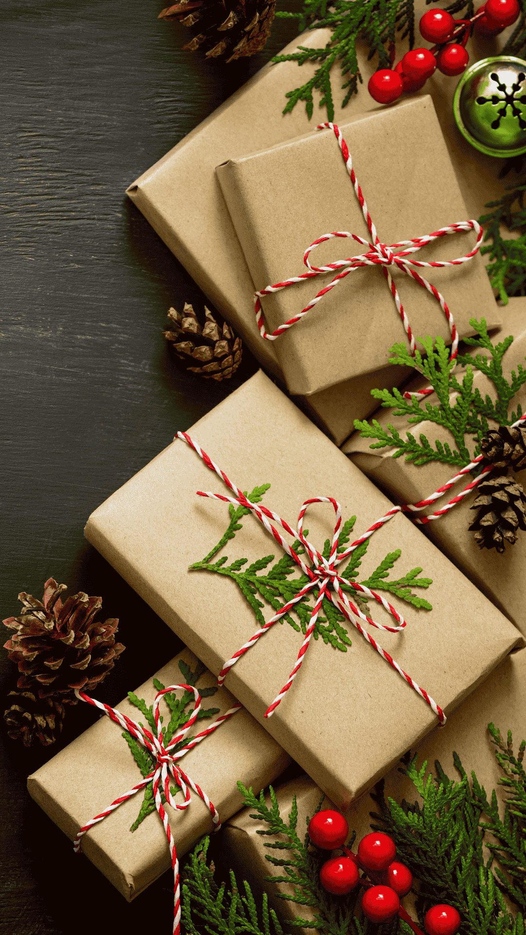 Essentials Package: Up to 5 curated holiday gifts from Grace & Haven with premium wrapping