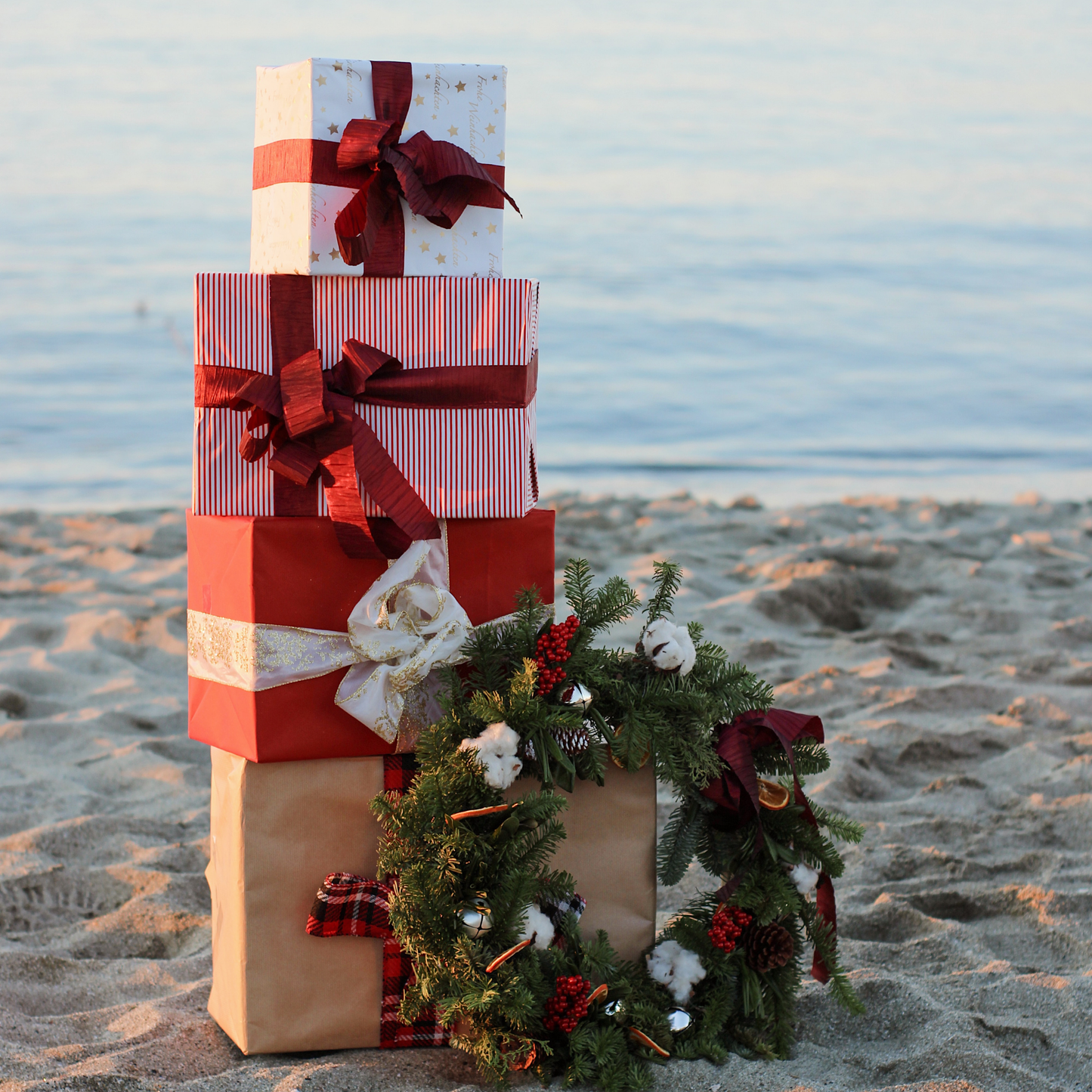 Essentials package: 5 curated holiday gifts from Grace & Haven with premium wrapping