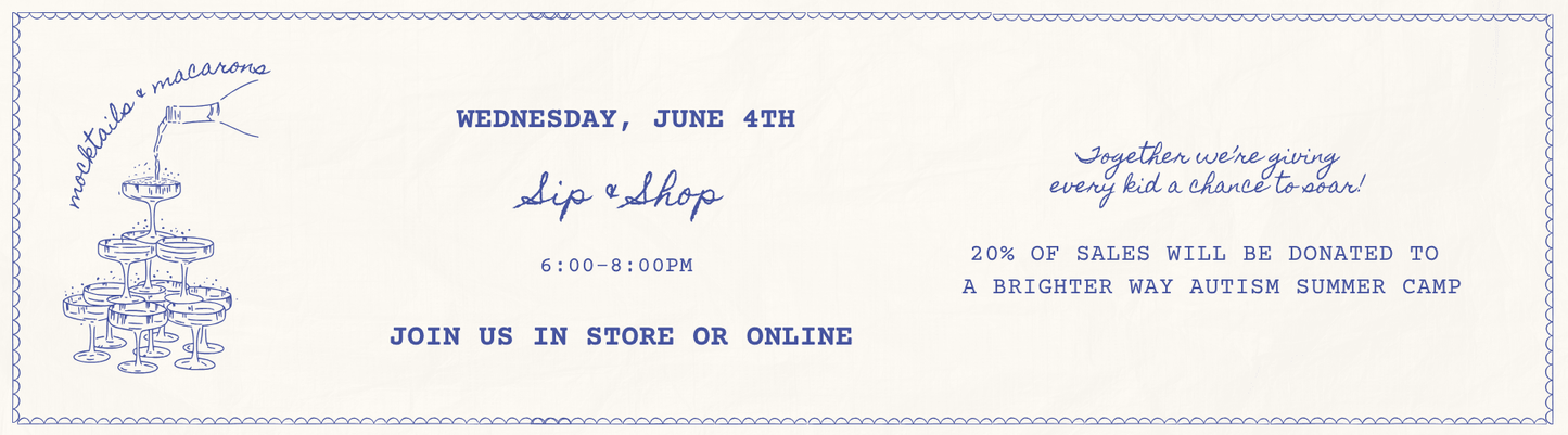 Sip & Shop for a Cause: Support Local Kids with Autism This Wednesday at Grace & Haven