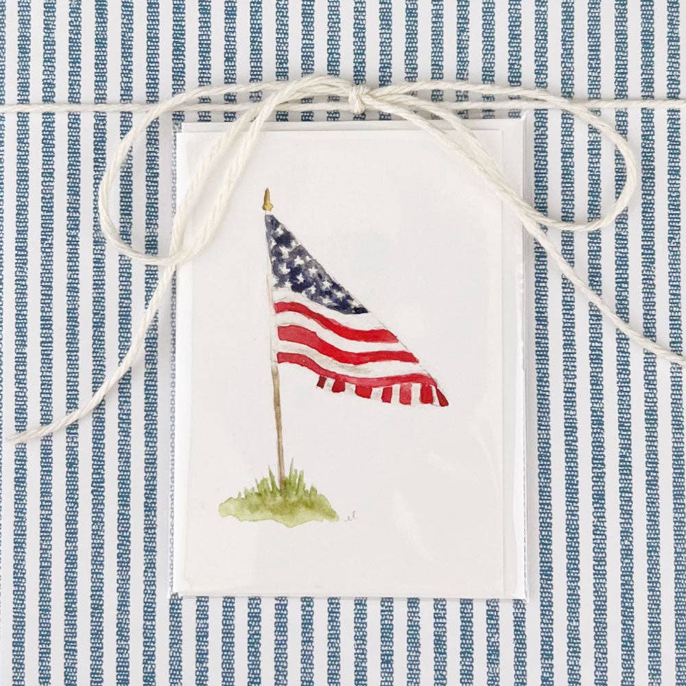 
                      
                        American Flag Mini Notecard
                      
                    