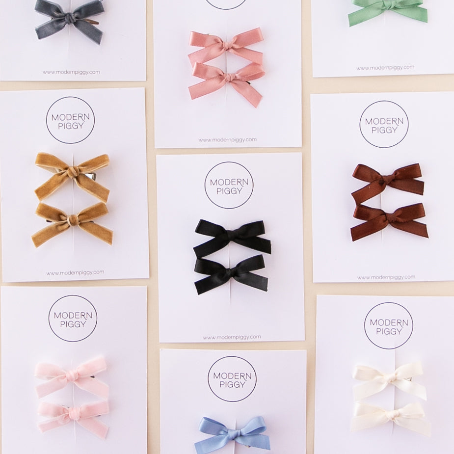 
                      
                        Dusty Rose | Mini Ribbon Bow Set
                      
                    