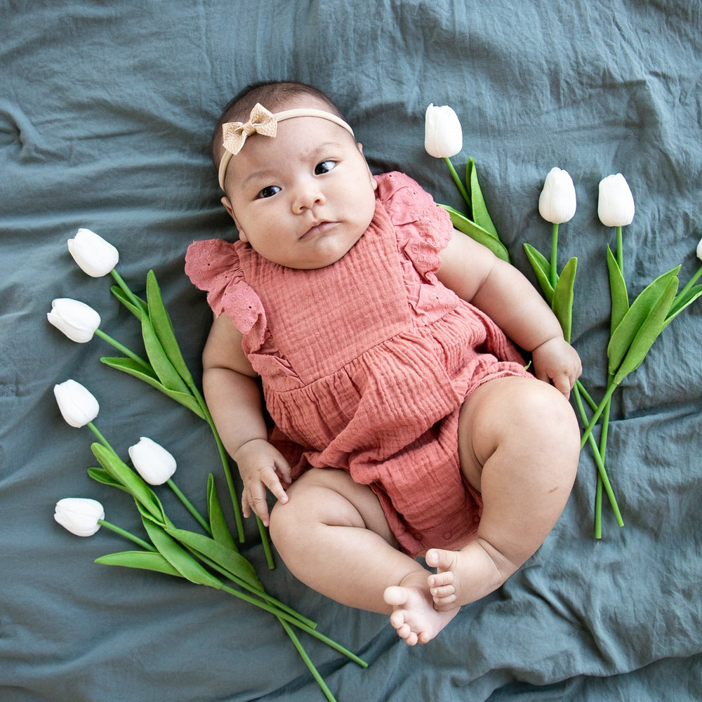 
                      
                        Gold | Leather Baby Bow
                      
                    
