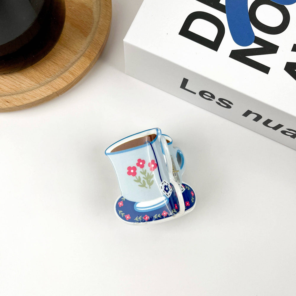 
                      
                        Small Coffee or Tea Cup Claw Hair Clip
                      
                    