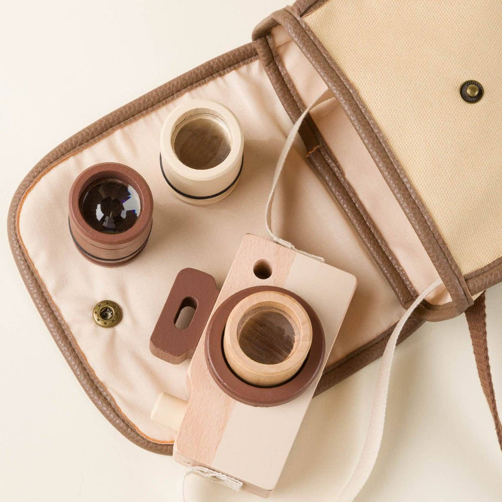 
                      
                        Wooden Camera with Bag - Grace & Haven
                      
                    