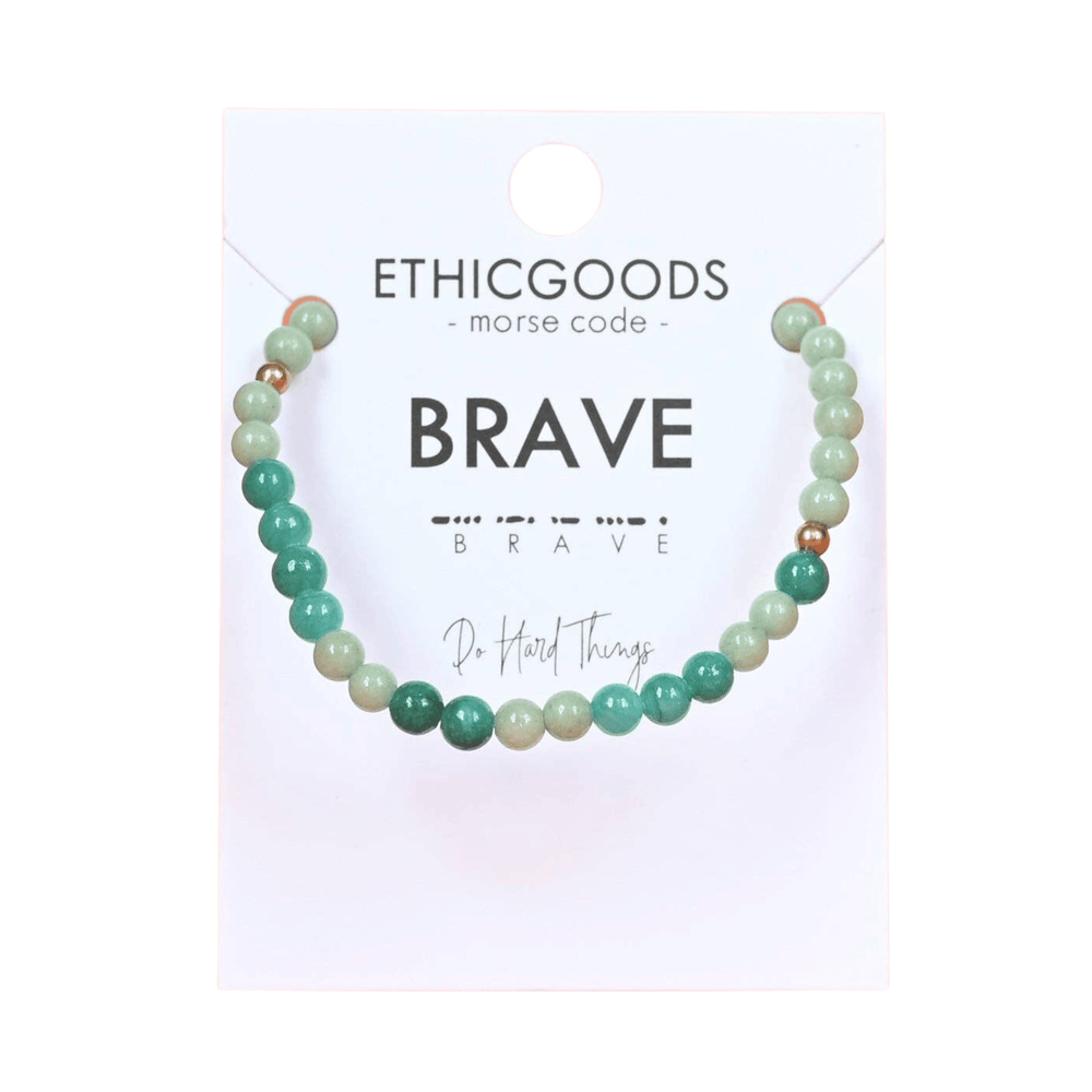 
                      
                        MINI Morse Code Bracelet - Brave - Grace & Haven
                      
                    