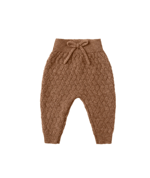 Quincy Mae Baby & Toddler Heathered Cedar Knit Pant
