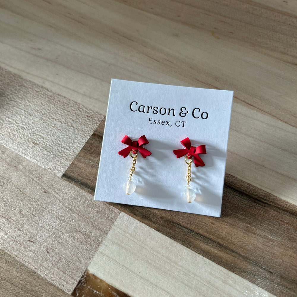 Holiday Bow Earrings