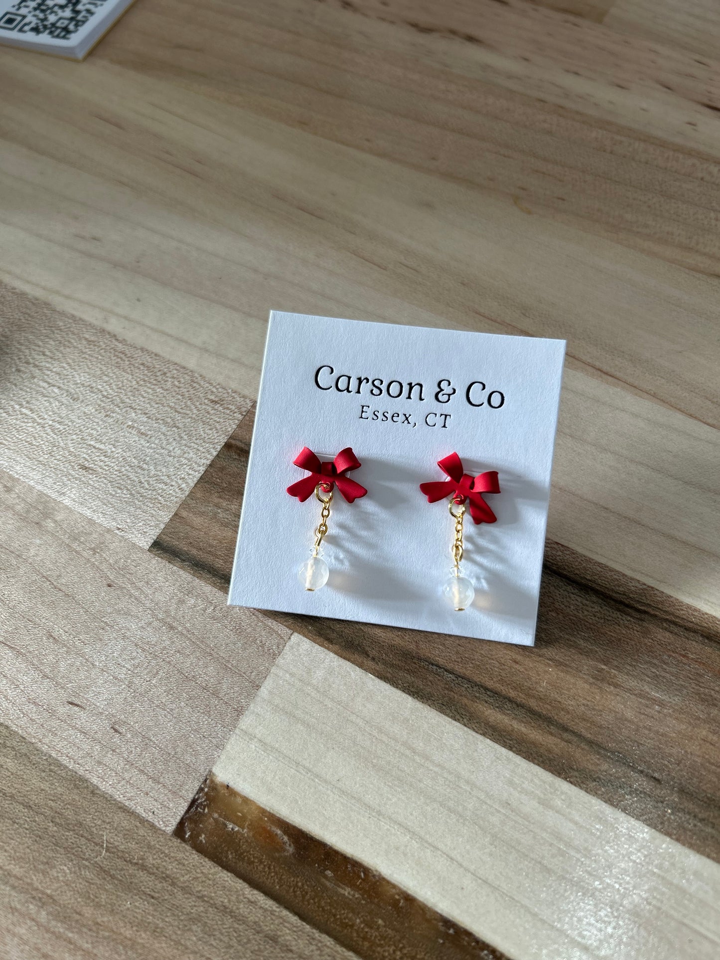 Holiday Bow Earrings