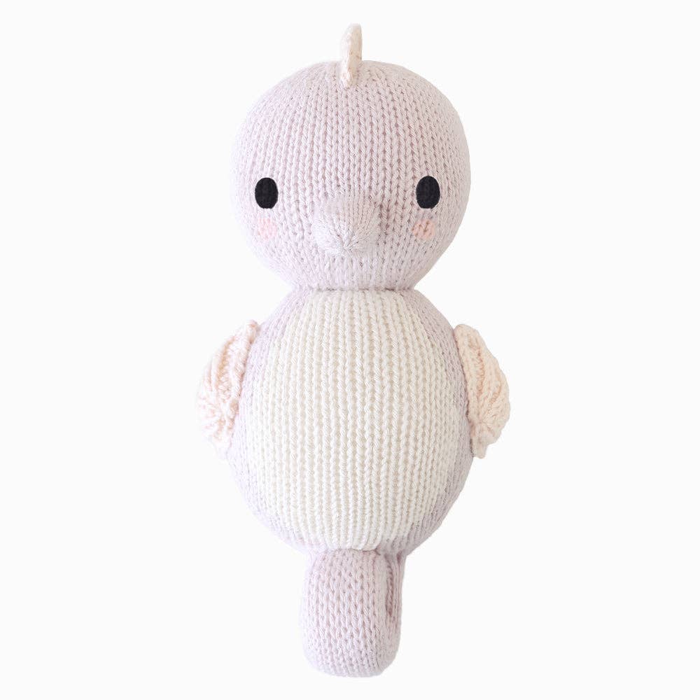 
                      
                        Baby Seahorse (Lilac) – Hand-Knit Collectible Doll | Gives 5 Meals
                      
                    