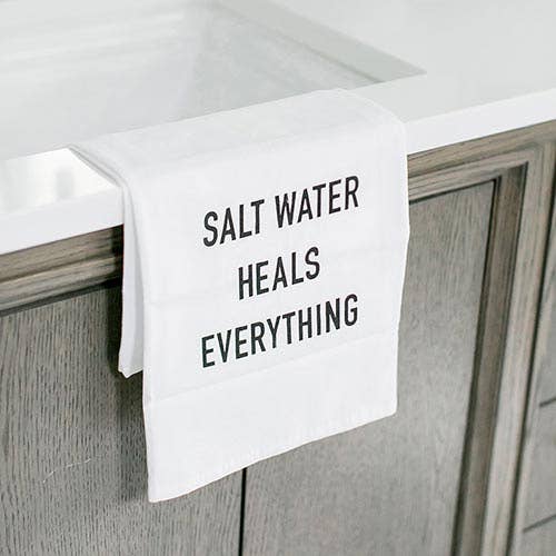 
                      
                        Salt Water Heals Everything Hand & Dish Towel - Grace & Haven
                      
                    