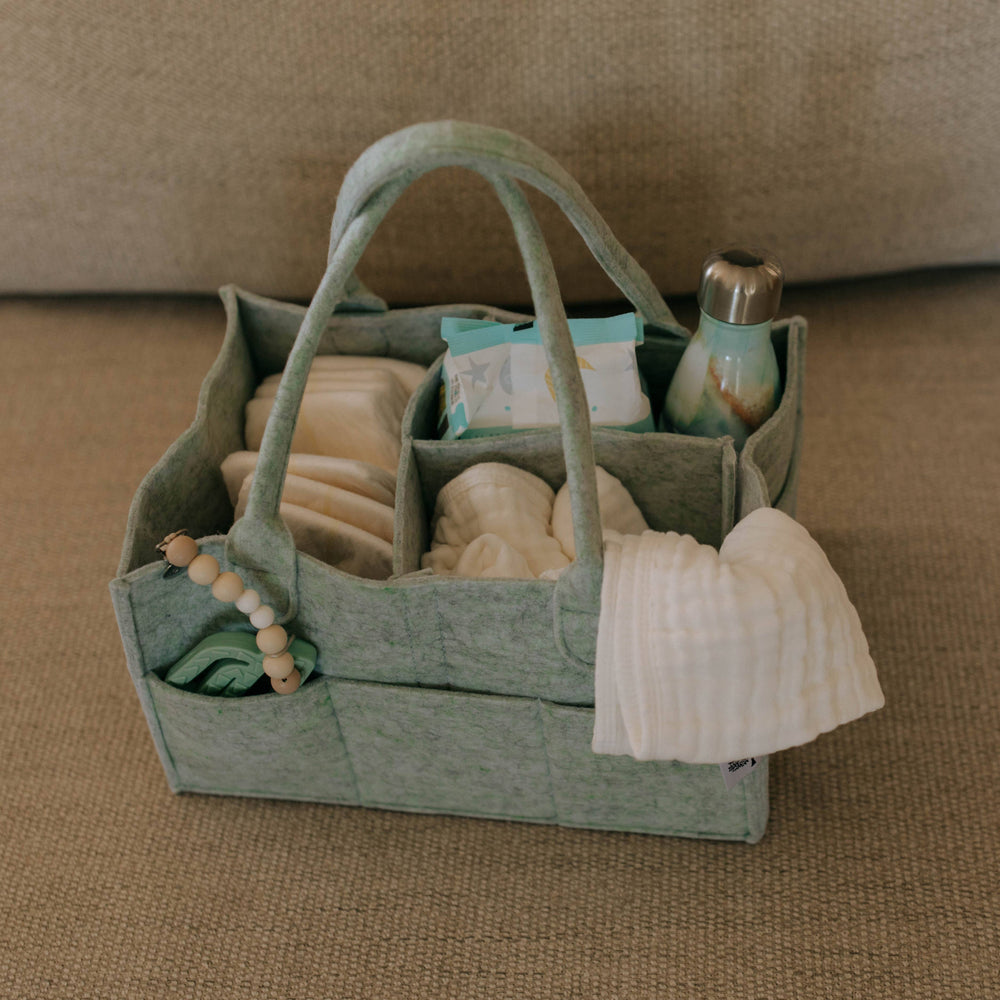 
                      
                        Diaper Caddy in Sage Green
                      
                    