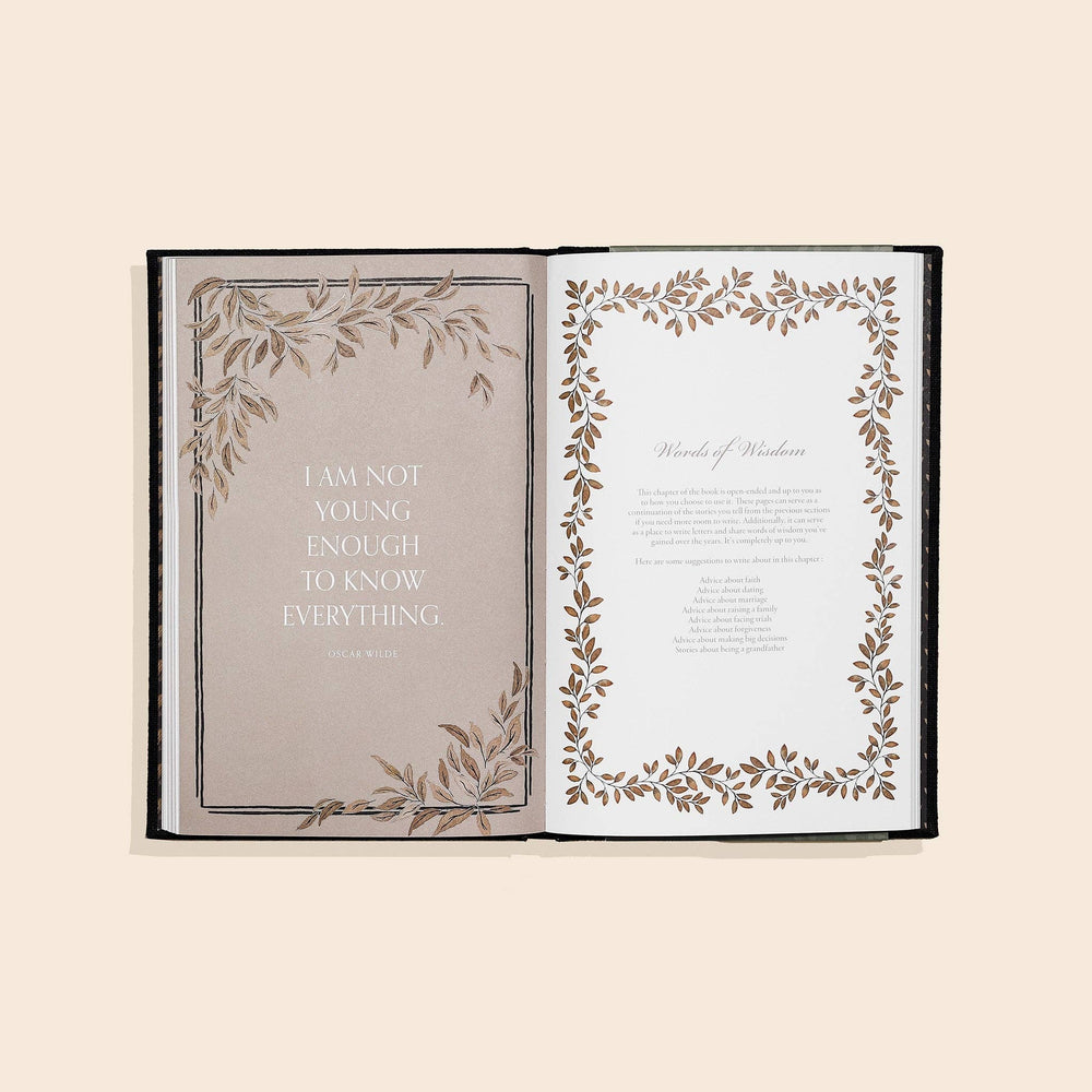 
                      
                        Grandpa's Story: A Memory and Keepsake Journal for My Family - Grace & Haven
                      
                    