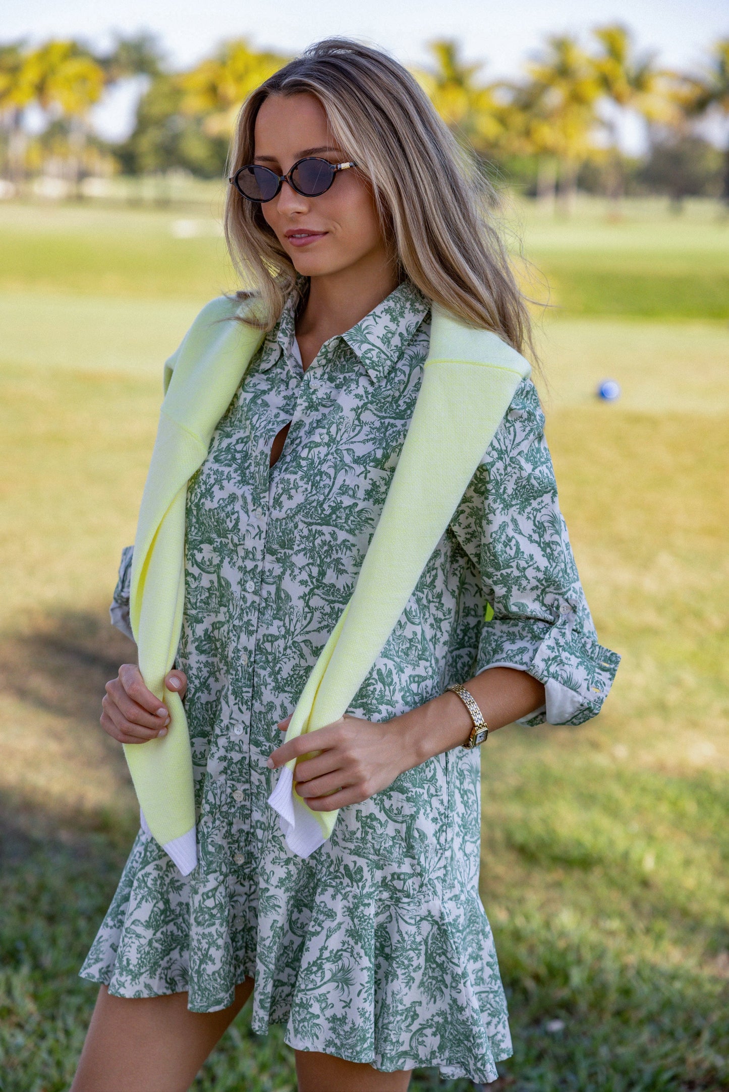 Georgina - Chinoiserie UPF 50+ Dress l Ivy Coast