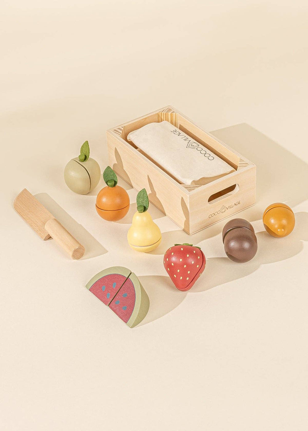 Wooden Fruits Playset - Grace & Haven