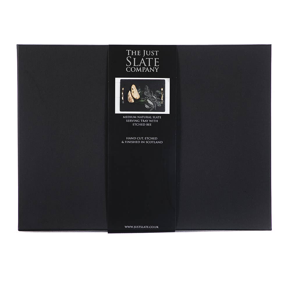 
                      
                        Medium Bee Slate Serving Tray - GIFT BOXED - Grace & Haven
                      
                    