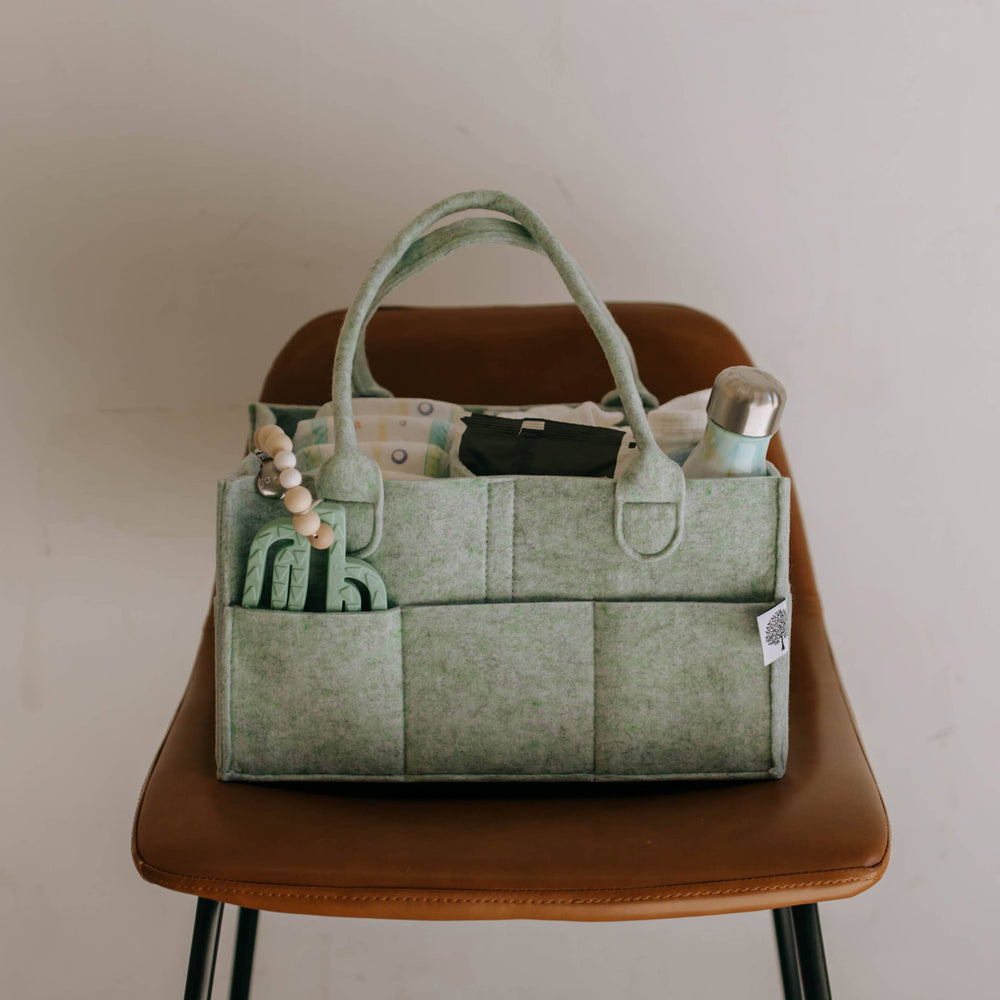 
                      
                        Diaper Caddy in Sage Green
                      
                    