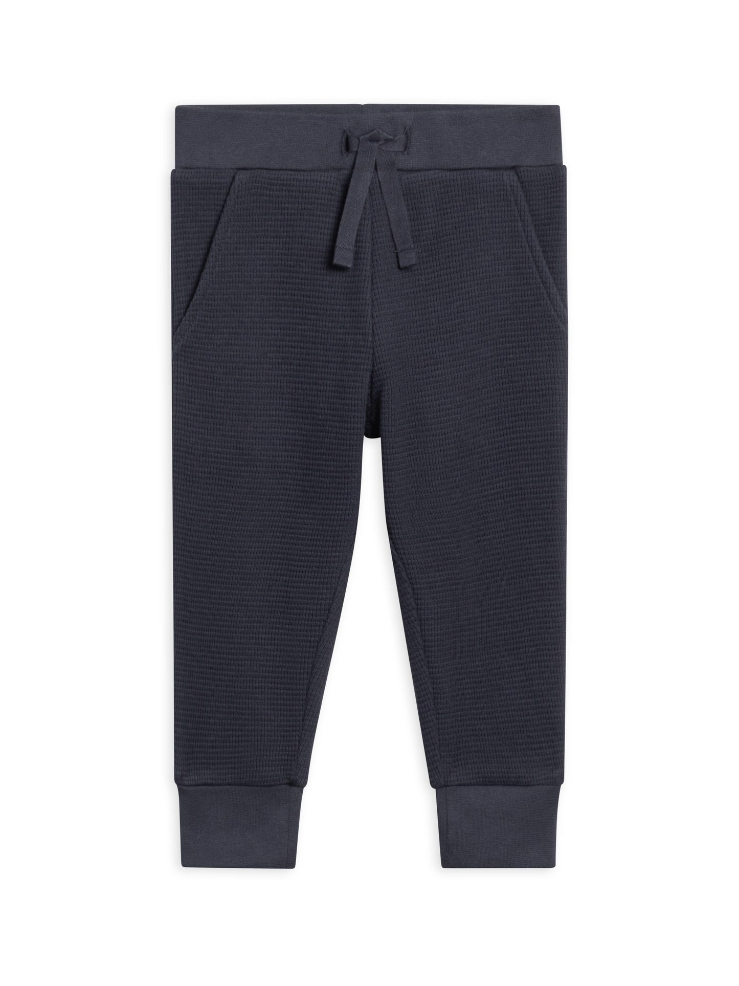 Nelson Waffle Knit Jogger - Navy