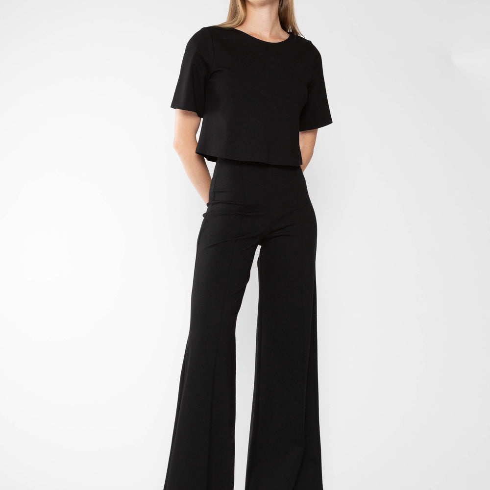 Ponte Knit Wide Leg pant