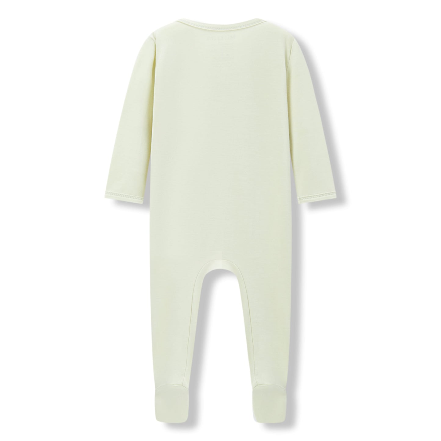 Aloe Luxe Solid Zipper Footed Romper