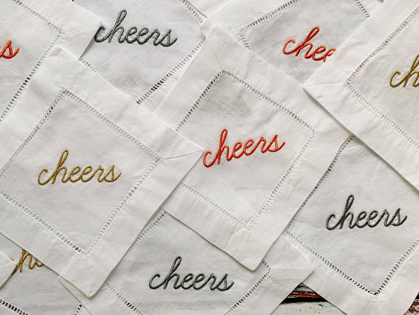 Cheers! Cocktail Napkins Coasters