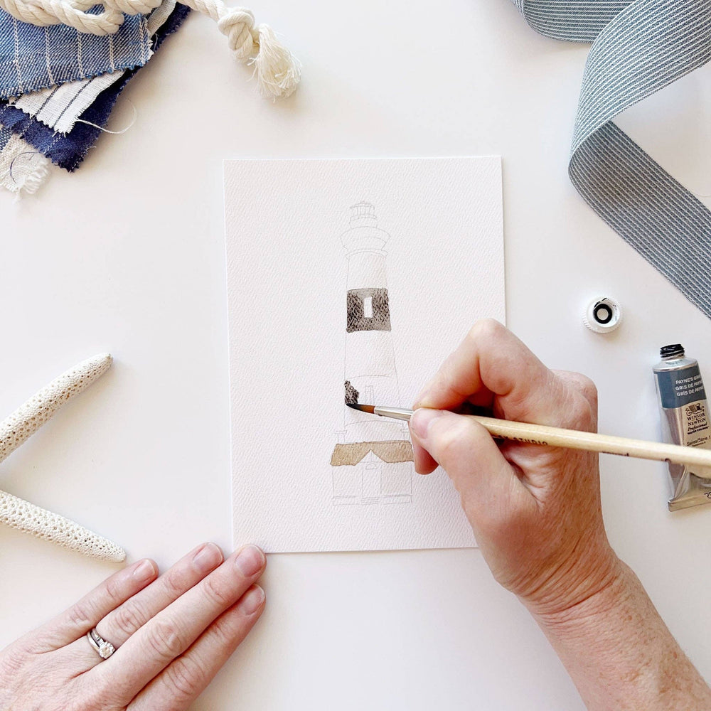 
                      
                        Seaside Paintable Notecards – Watercolor DIY Stationery Set by Emily Lex
                      
                    