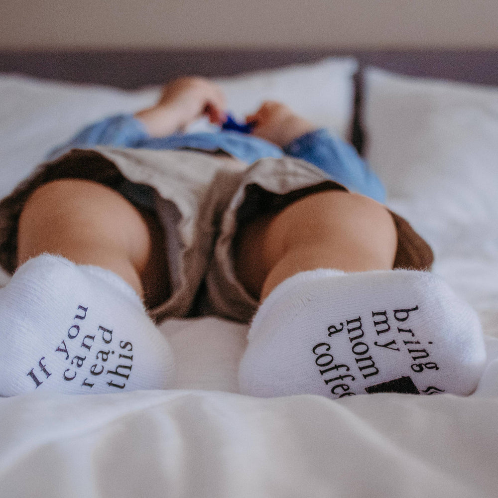 
                      
                        Bring My Mom Coffee Baby Socks | Baby Items | Gifts for Mom
                      
                    