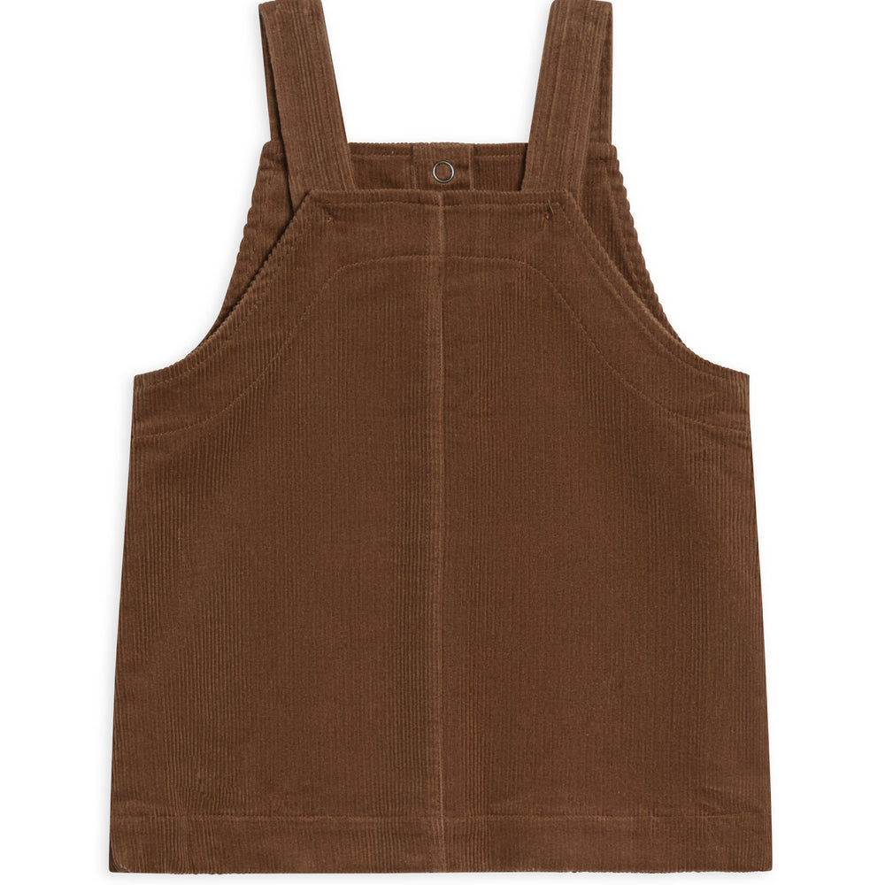 Clemmie Corduroy Jumper Dress in Sepia by Colored Organics – Cozy & Stylish Winter Wardrobe Essential