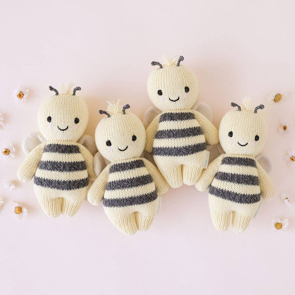 
                      
                        Cuddle + Kind Baby Bee – Hand-Knit Cotton Doll That Gives 5 Meals | Fair Trade Heirloom Toy
                      
                    