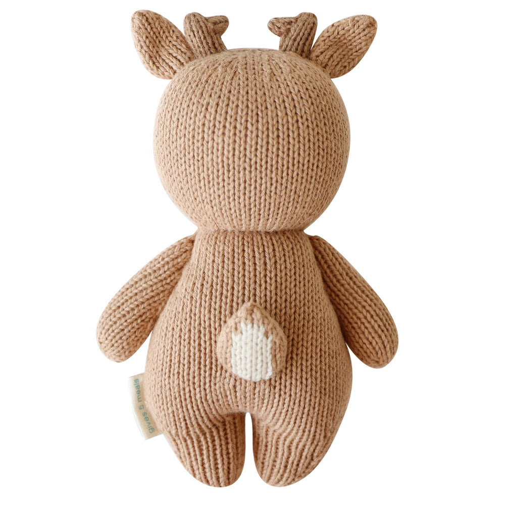 Baby Fawn – Hand-Knit Stuffed Animal | Gives 5 Meals
