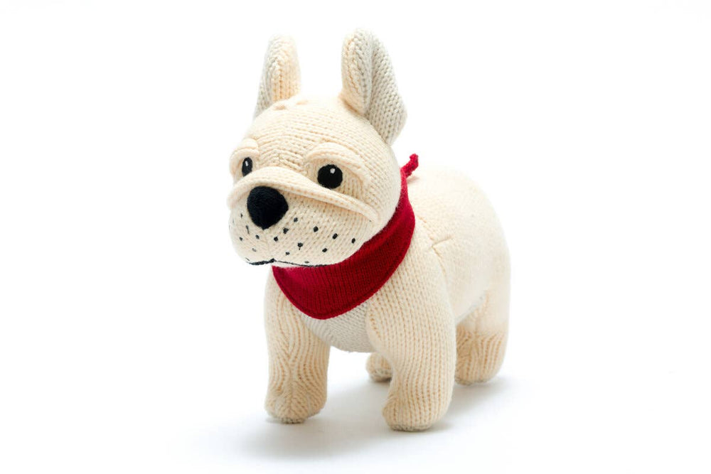 
                      
                        Knitted French Bulldog Rattle
                      
                    