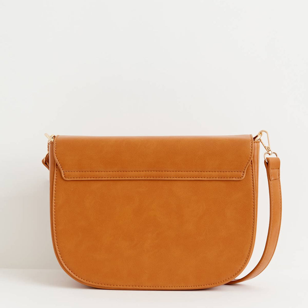 
                      
                        Nina Tan Vegan Leather Messenger bag - Grace & Haven
                      
                    