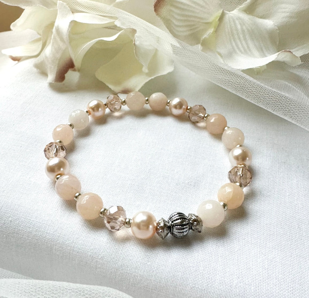 Peach Adventure Stone Bracelet