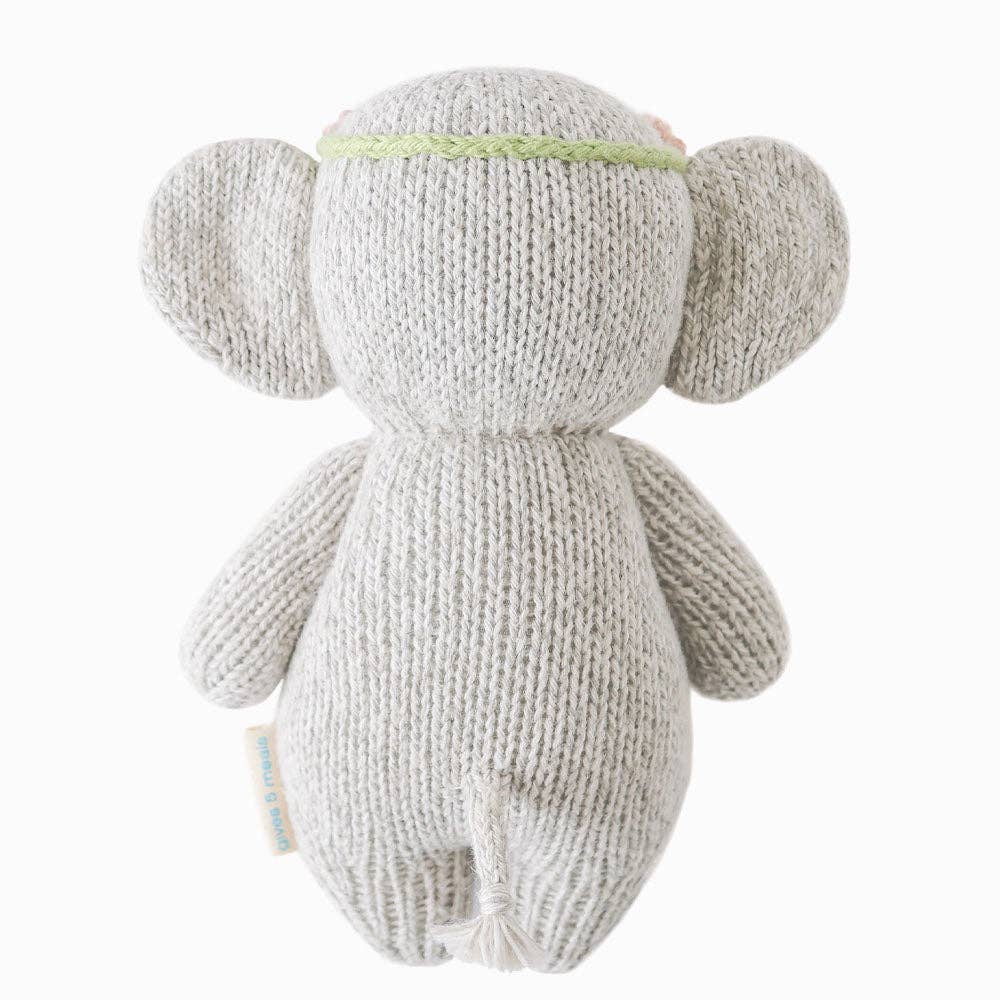 
                      
                        Baby Elephant (Blush Floral) – Hand-Knit Stuffed Animal | Gives 5 Meals
                      
                    