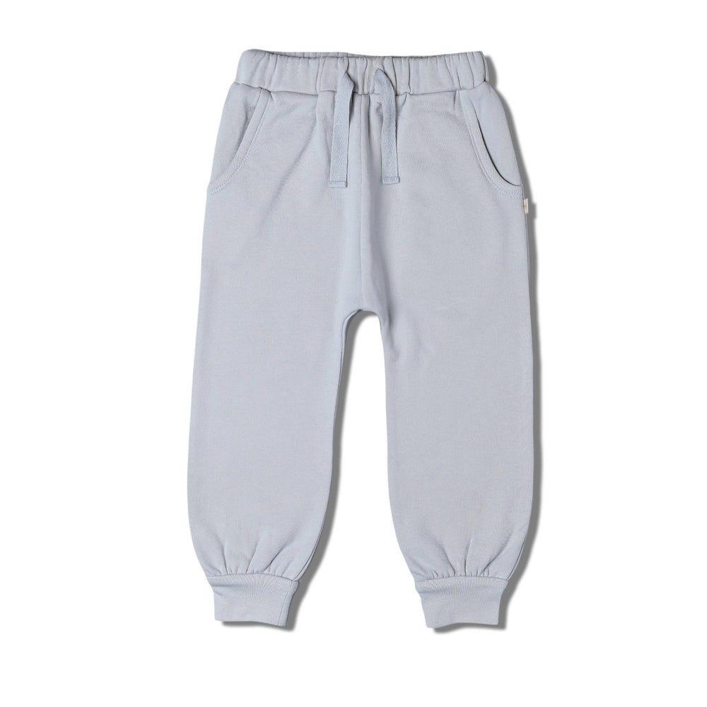 Organic Fleece Jogger Pants – Grey, Ultra-Soft Sustainable Comfort