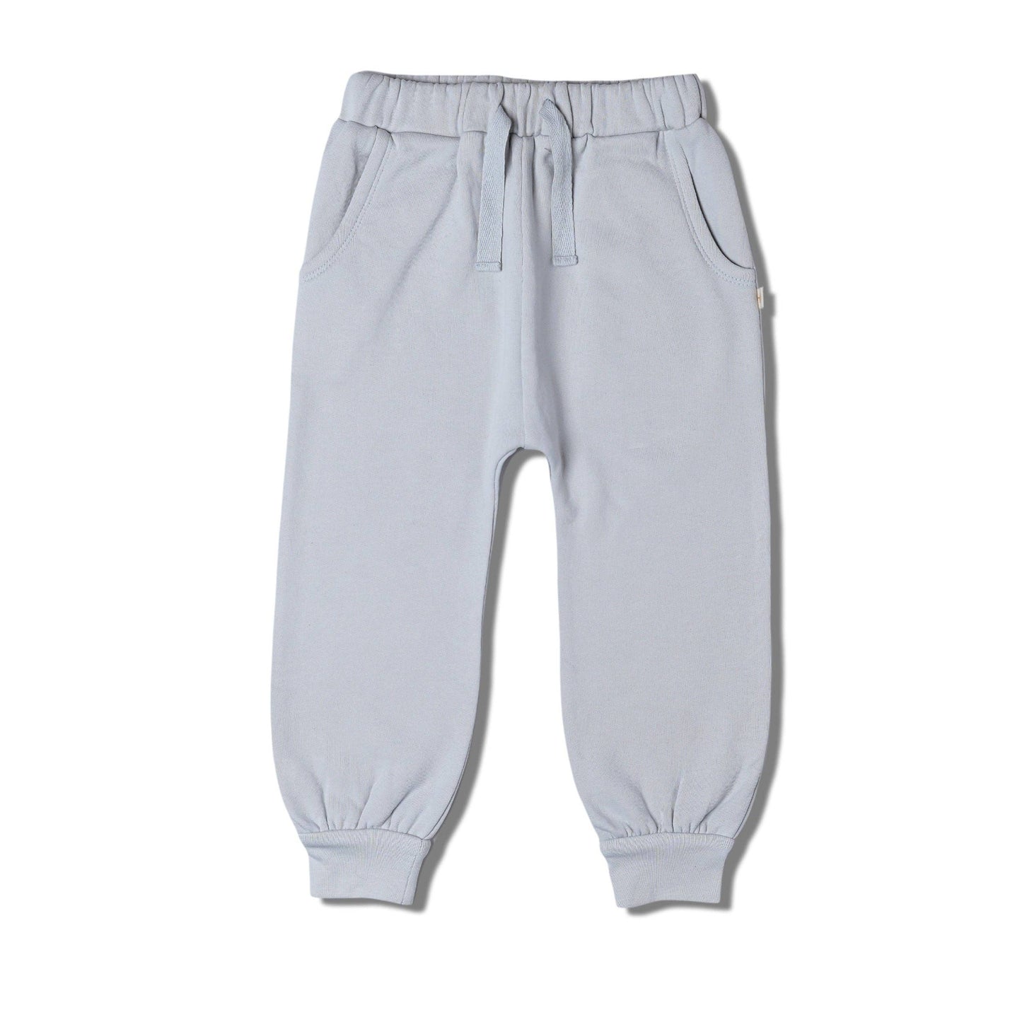 Organic Fleece Jogger Pants – Grey, Ultra-Soft Sustainable Comfort