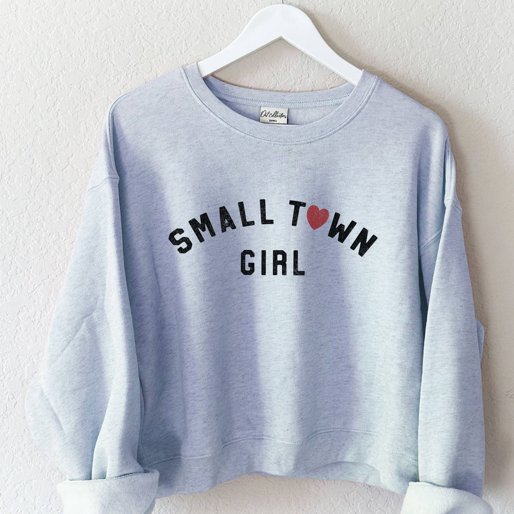 SMALL TOWN GIRL  Mid Graphic Sweatshirt - Grace & Haven