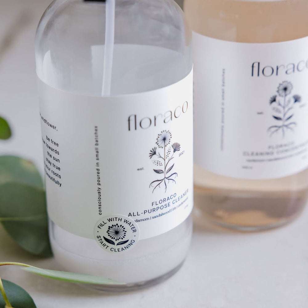 Floraco All-Purpose Cleaner: Cedarwood, sandalwood, iris and cardamom