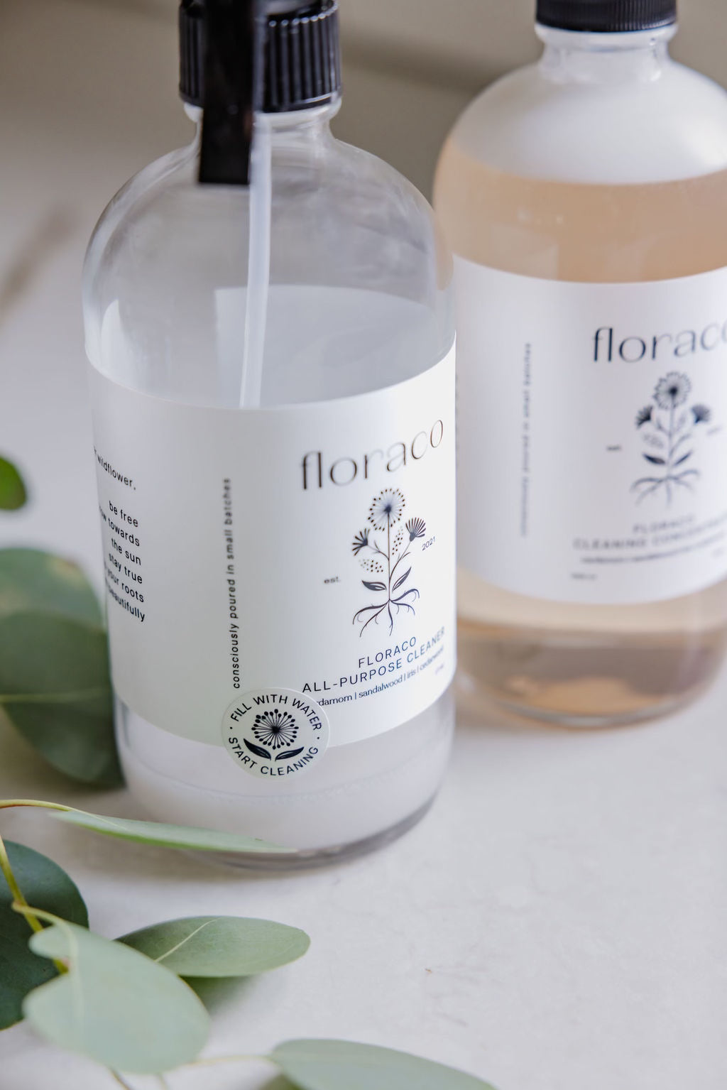 Floraco All-Purpose Cleaner: Cedarwood, sandalwood, iris and cardamom