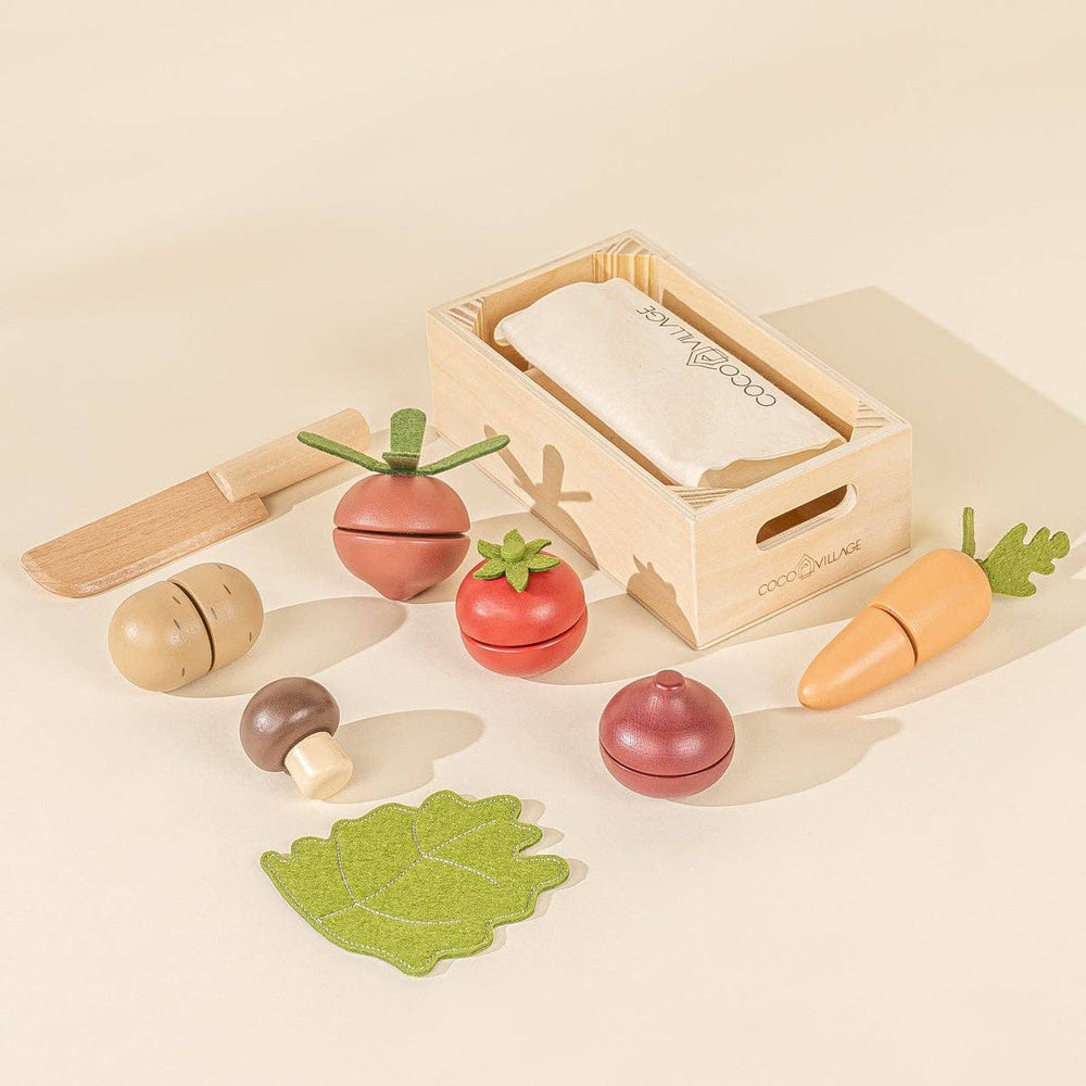 
                      
                        Wooden Vegetables Playset - Grace & Haven
                      
                    