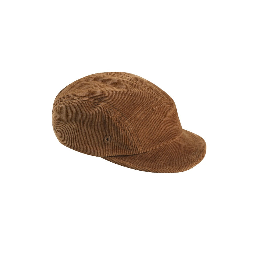 1-5 Years - Corduroy Baby Cap in Cinnamon by Quincy Mae